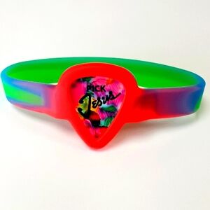 PICK JESUS Guitar Pick Holder Silicone Bracelet